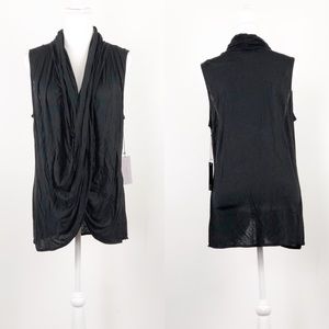 NEW JenniferLopez Black Criss Cross Front Top